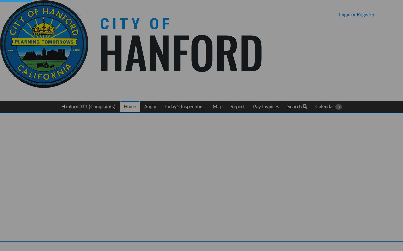 Hanford voter records address context in city public records portal